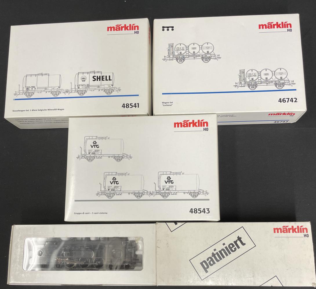 3pc Marklin HO Steam Chemical Train Set (1 of 2)