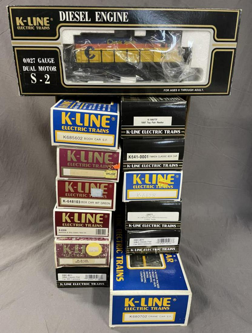 13pc K-Line Diesel Freight Set (1 of 5)