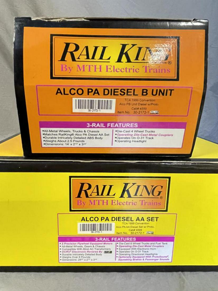 MTH RailKing 30-2172-1 TCA PA Alco ABA Diesels (1 of 2)