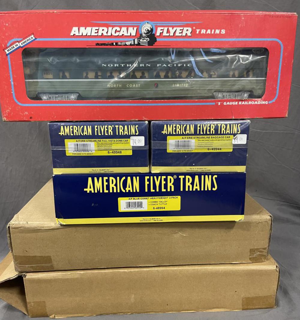 American Flyer Lionel S Ga Extension Pass Cars (1 of 5)