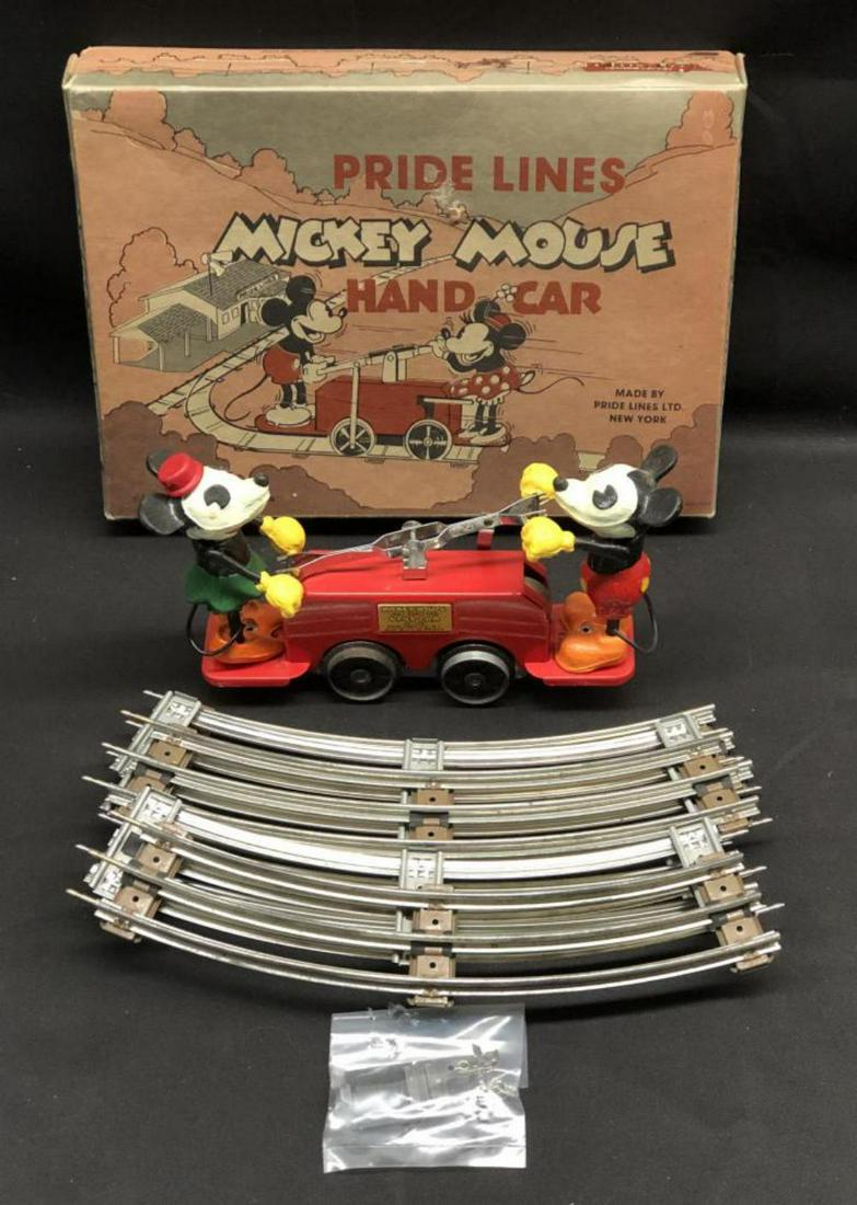 Pride Lines, Mickey Mouse #1100 Hand Car w/Box (1 of 6)
