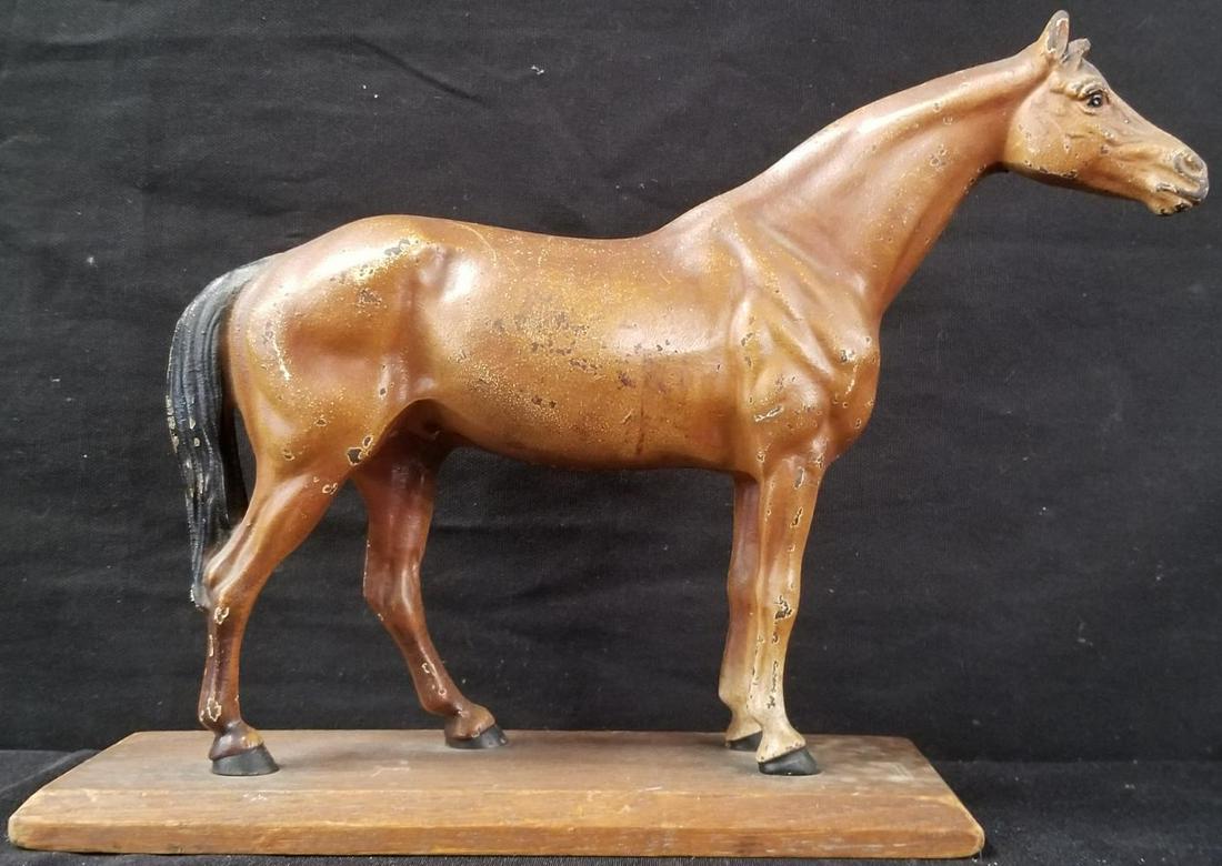 Hubley Cast Iron Horse Doorstop (1 of 6)