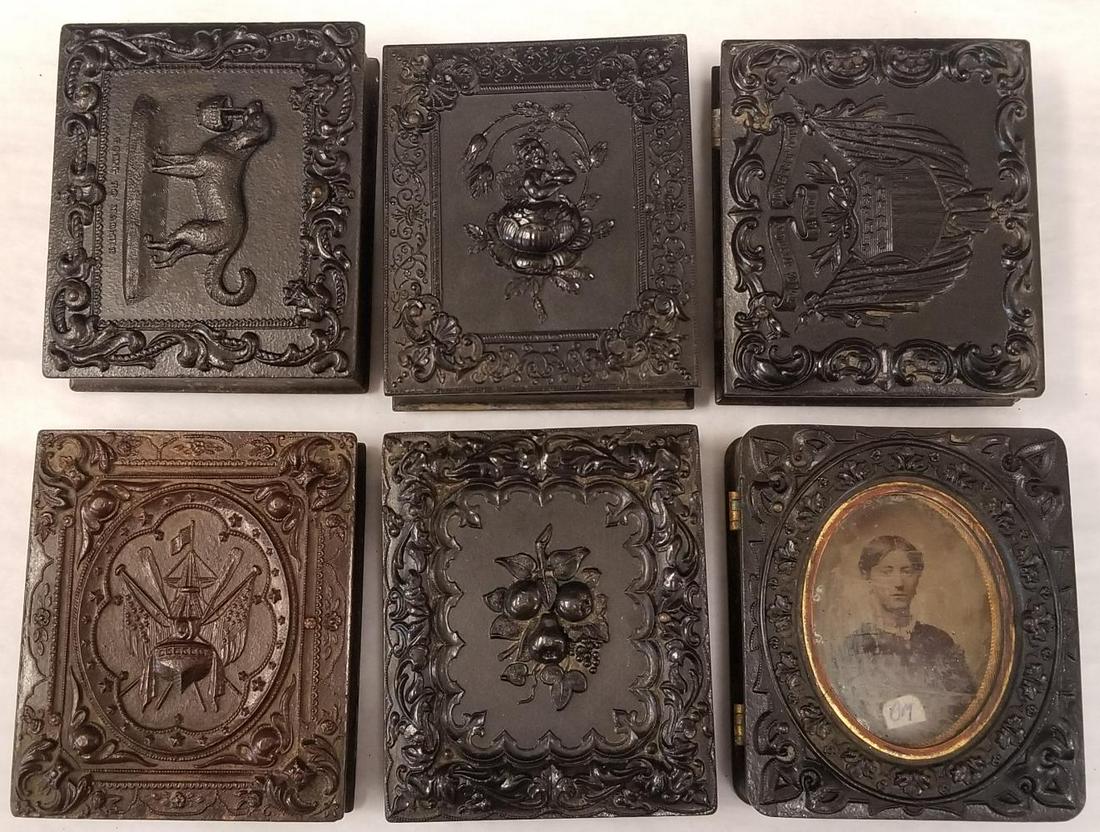 Lot of (6) Union Gutta Percha Photo Cases (1 of 10)
