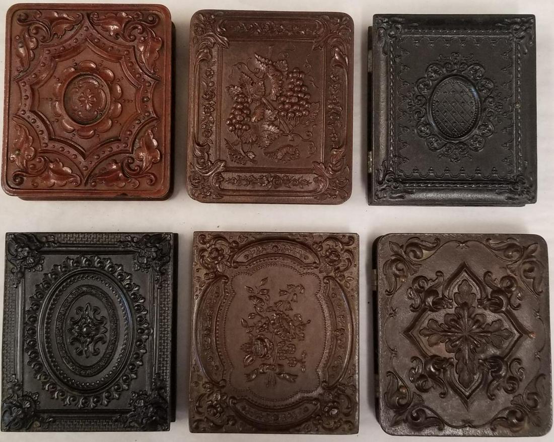 Lot of (6) Union Gutta Percha Photo Cases (1 of 10)