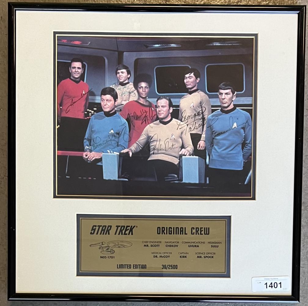Star Trek Cast Signed Photo (1 of 3)