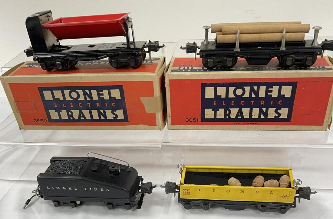 4 Clean Lionel Prewar Trains Lot (1 of 7)