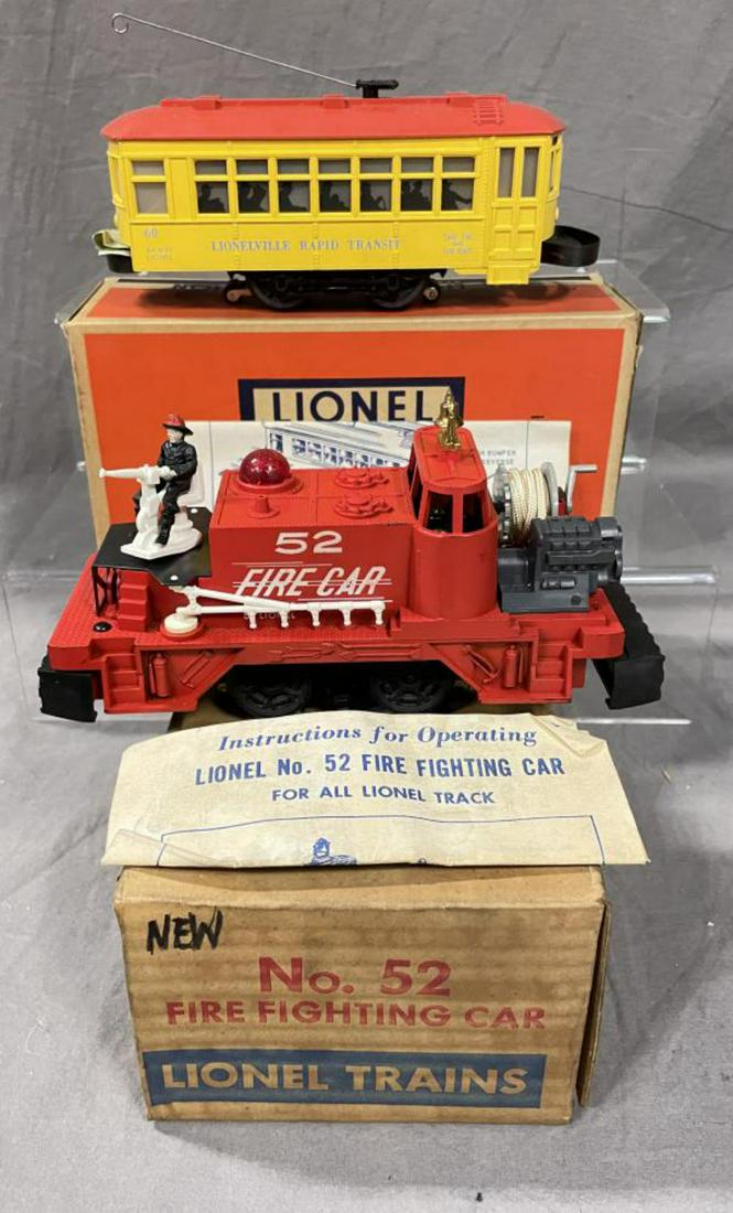 NMINT Boxed Lionel 60 & 52 Motorized Units (1 of 5)