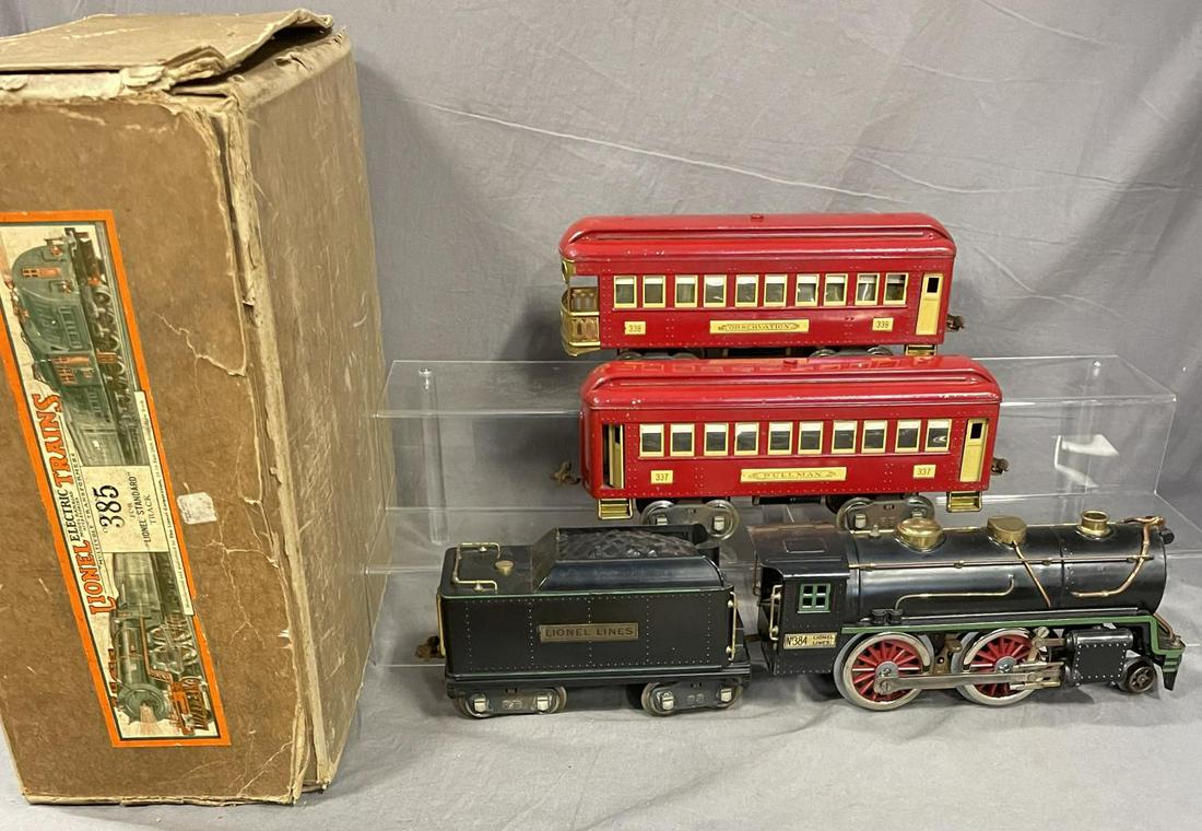 Nice Boxed Lionel 384 Set 385 (1 of 7)