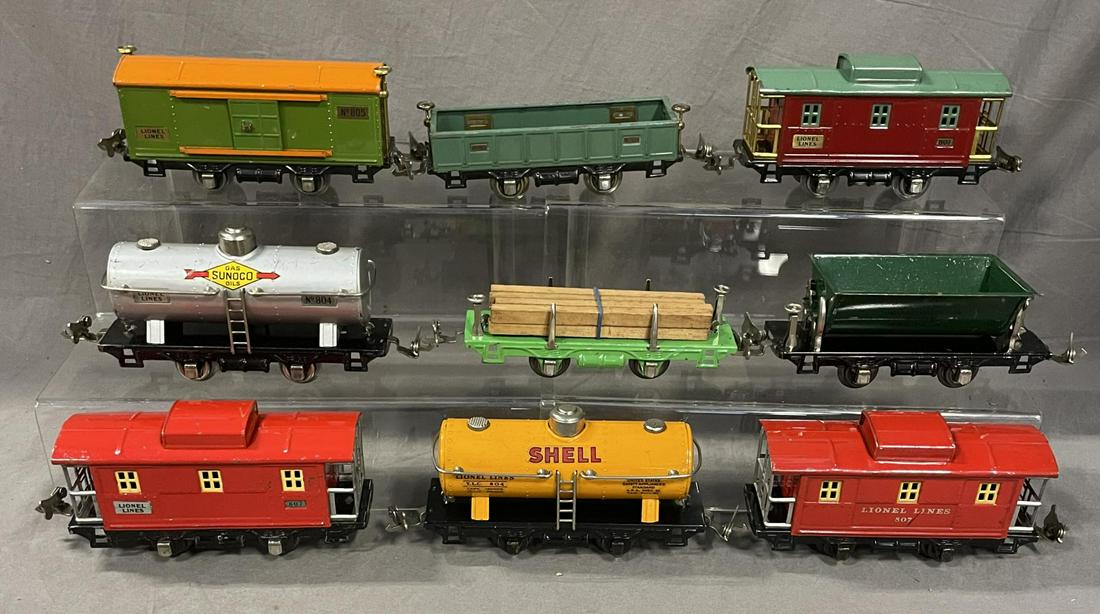 9 Clean Lionel 800 Series 4-Wheel Freights (1 of 6)