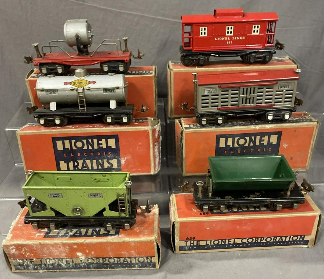 6 Boxed Lionel 600 Series Freights, TLC (1 of 6)