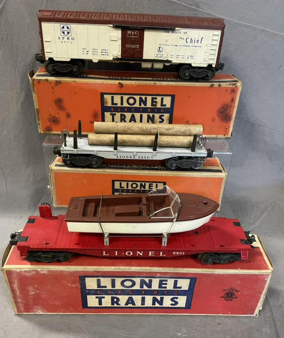 3 Boxed Lionel Freight Cars (1 of 3)