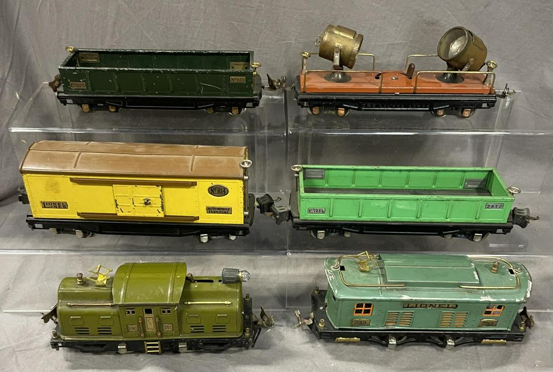 6pc Lionel Prewar Trains Group (1 of 3)