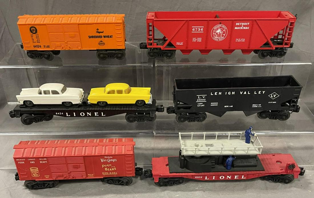 6 Late Lionel Freight Cars (1 of 4)