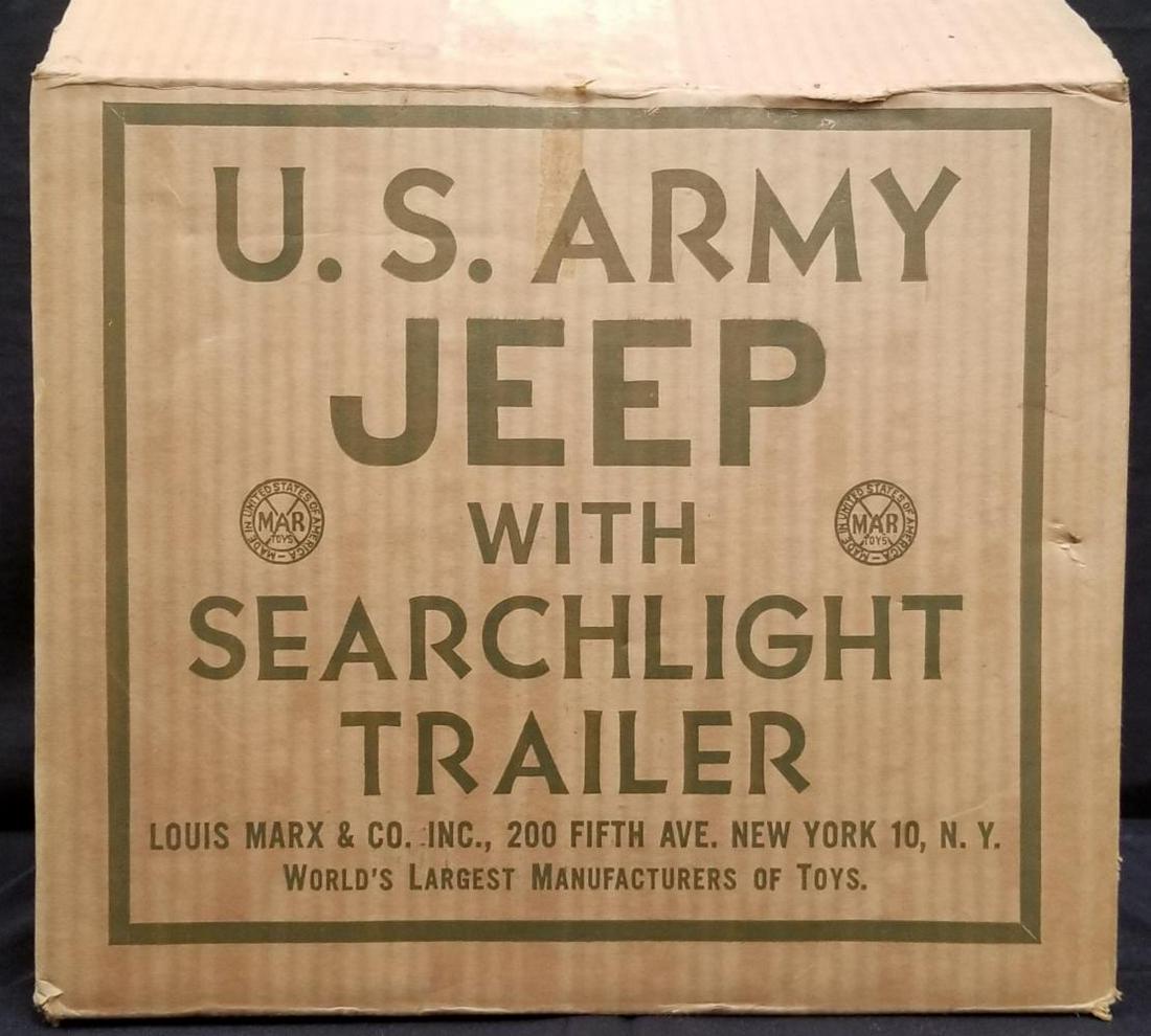 Marx Searchlight Jeep New in Box. (1 of 4)