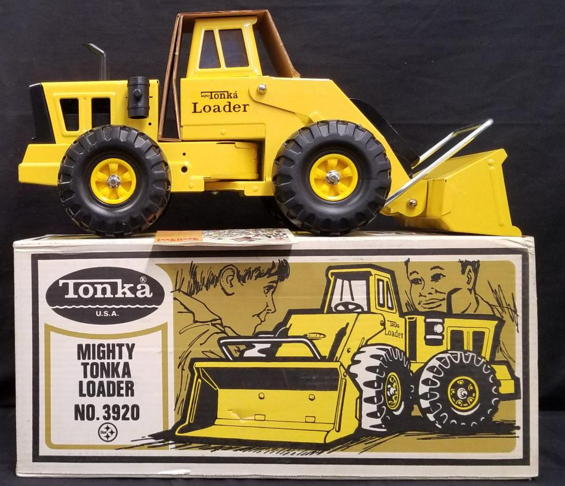 未使用箱付き☆MIGHTY Tonka トンカ　BACKHOE バックホー　車 Tonka Mighty Excavator – TOYCYCLE