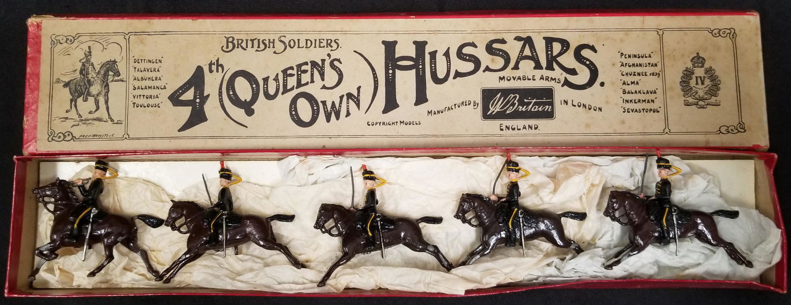 Britains Set #8 4th Queens Own Hussars (1 of 4)