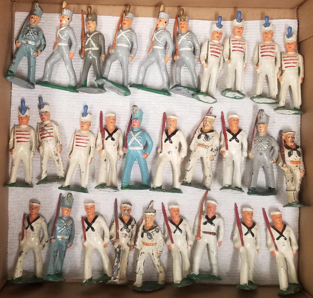 Barclay Dimestore Figure Lot, Sailors & Cadets (1 of 3)