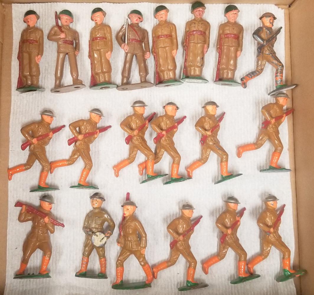 Barclay Dimestore Toy Soldiers Lot (1 of 3)