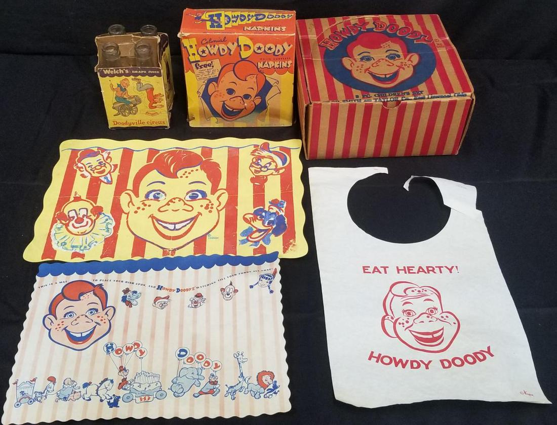 Howdy Doody Napkins, Dish Set, Glasses & More (1 of 7)