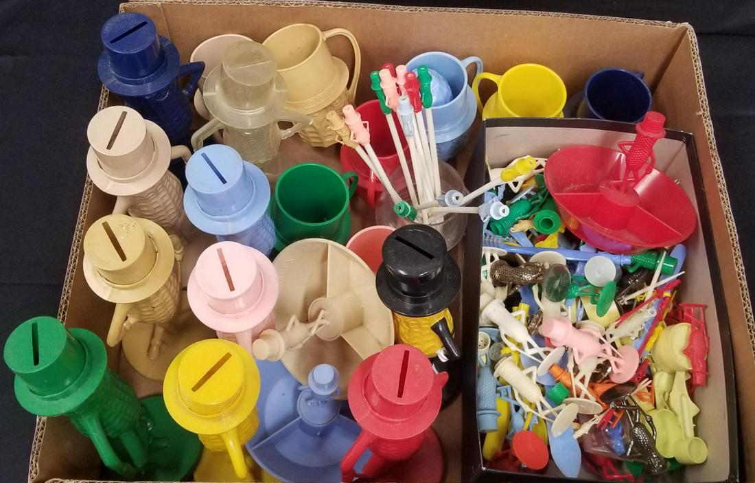 Huge Lot of Plastic Mr. Peanut Advertising Items (1 of 7)