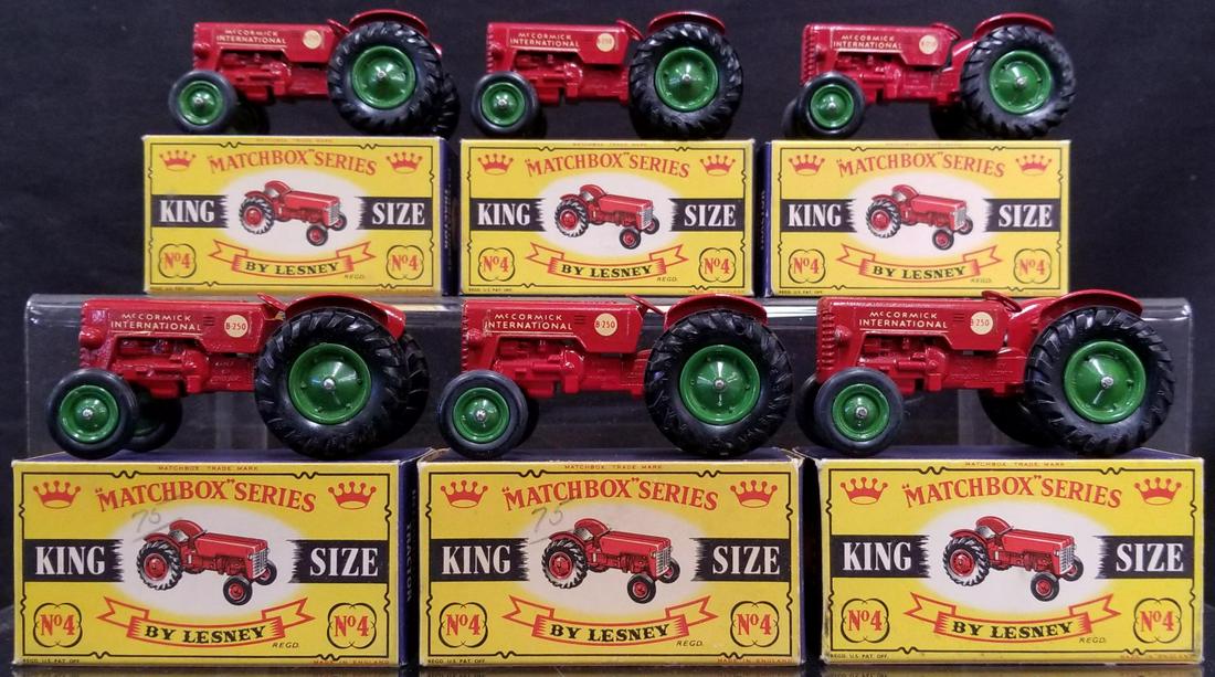 6 NOS Matchbox King Size #4 International Tractors (1 of 5)