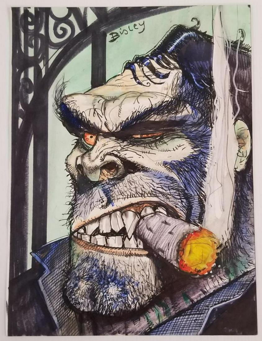 Simon Bisley Original Color Illustration (1 of 3)