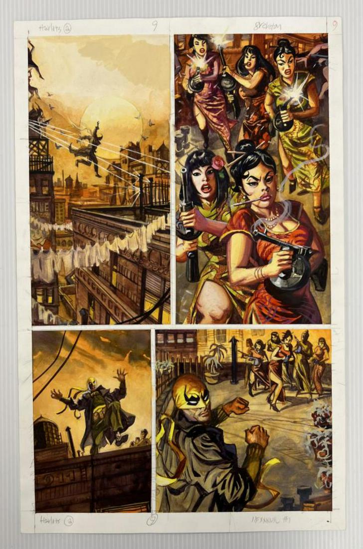 Dan Brereton Painted Comic Page (1 of 1)