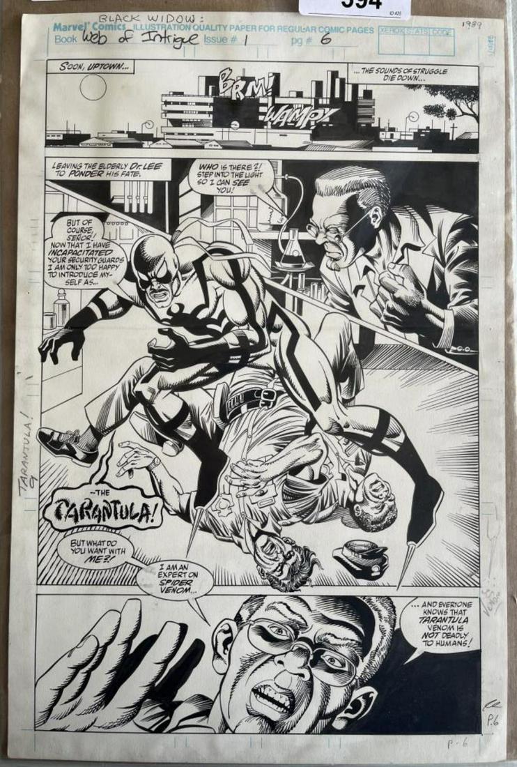 Marvel Artist - Unpublished Tarantula Story (1 of 4)