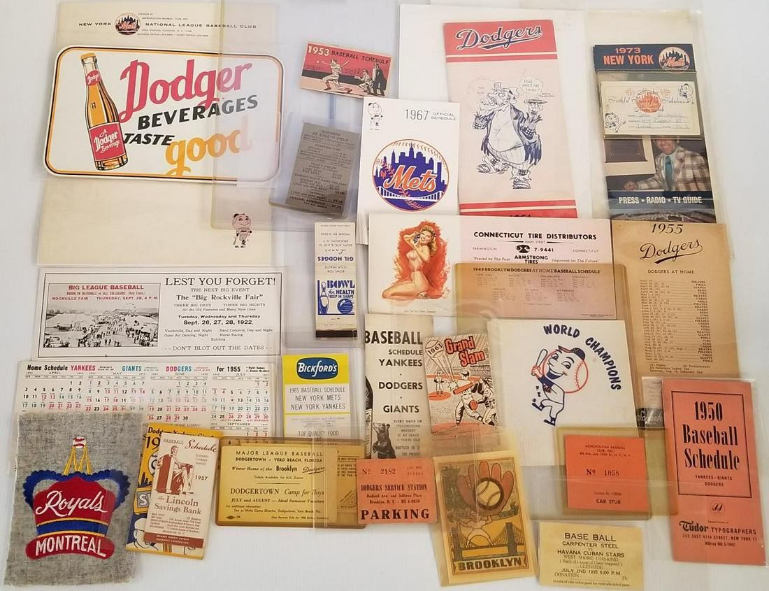 Great Sports Ephemera Lot (1 of 3)