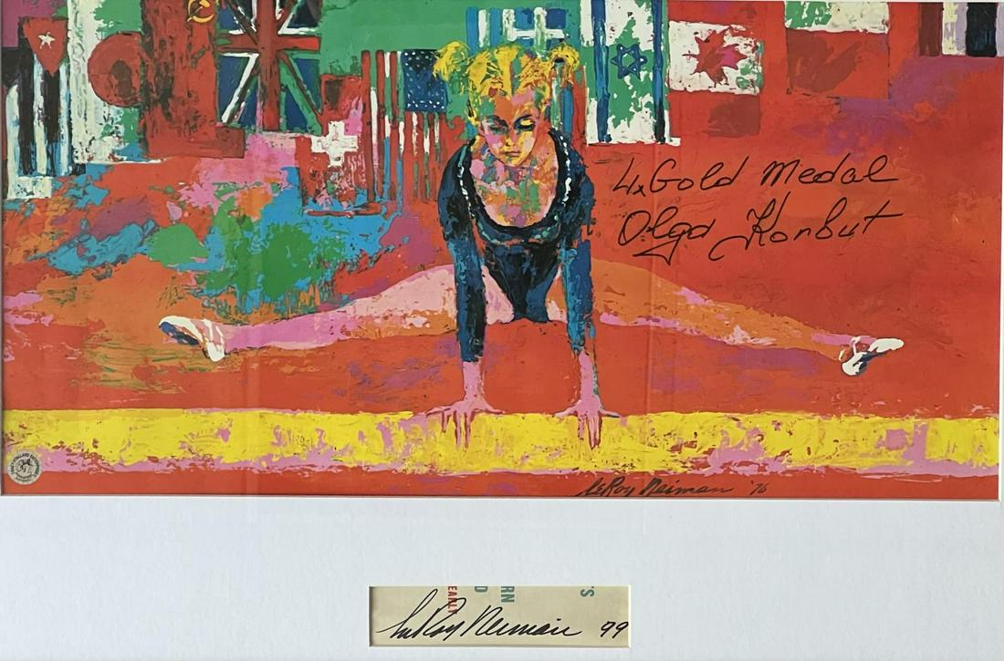 LeRoy Neiman Cut on Olga Korbut Print (1 of 3)