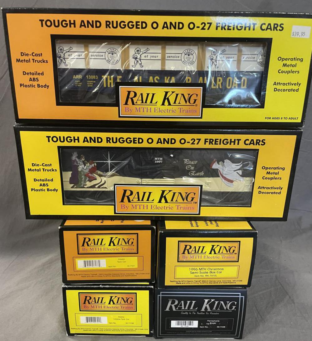 6 MTH RailKing Freight Cars (1 of 2)