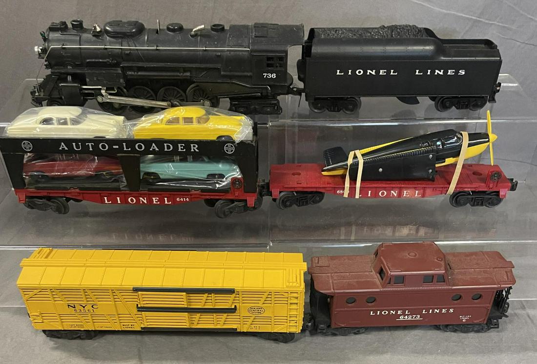 6Pc Lionel Postwar Steam Freight Set (1 of 4)