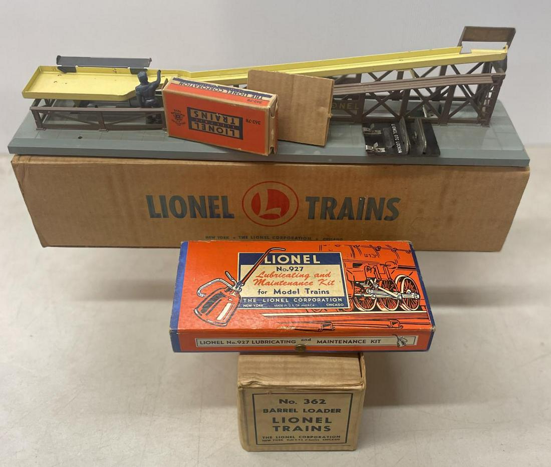 3 Boxed Lionel Postwar Accessories Auction