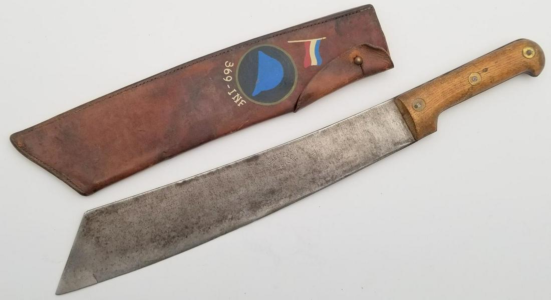Harlem Hellfighters 369th Inf. WWI French Machete (1 of 8)