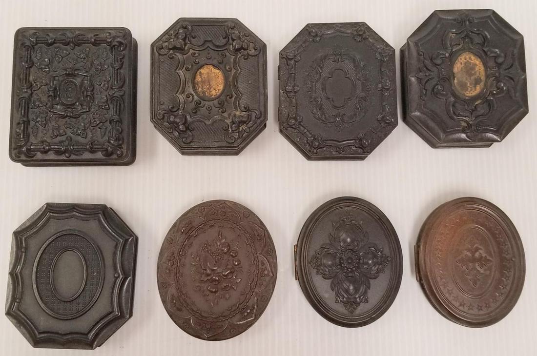 Lot of (8) Gutta Percha Union Cases (1 of 6)