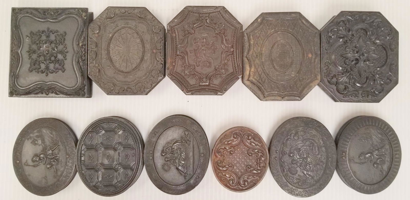 Lot of (11) Gutta Percha Union Cases (1 of 8)