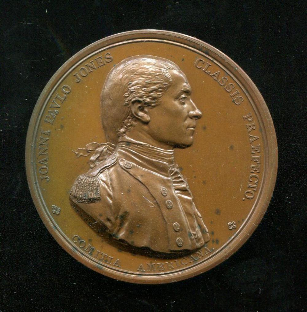 John Paul Jones. Bronze Medallion. (1 of 2)