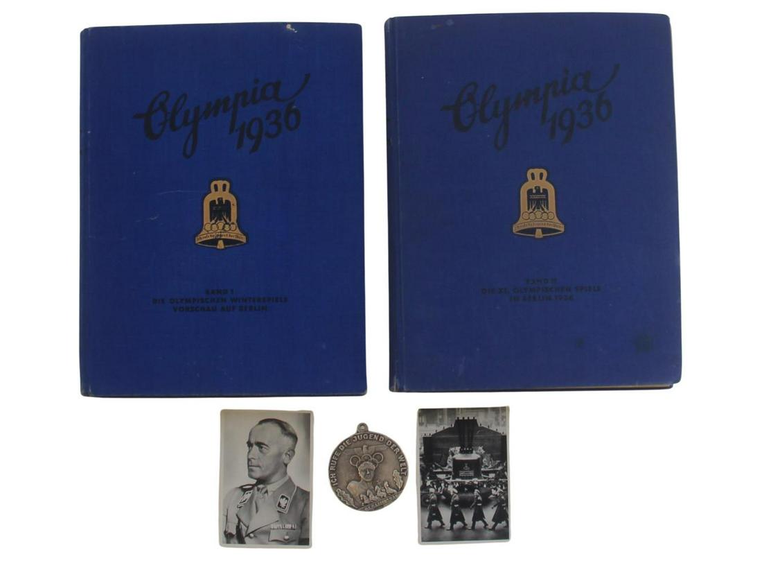 Berlin 1934 Olympic Photo Book and Olympiad Medal (1 of 3)