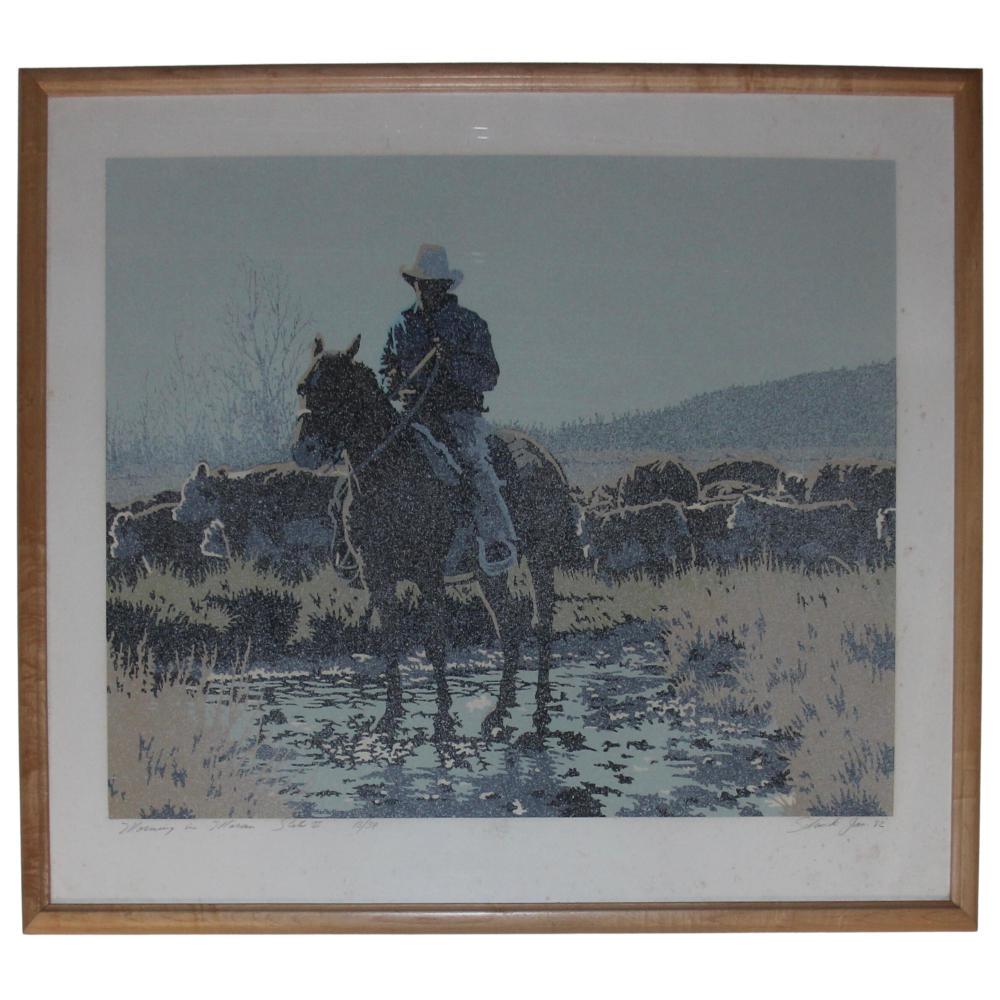 Bill Schenck, Serigraph "Morning in Moran II" (1 of 4)