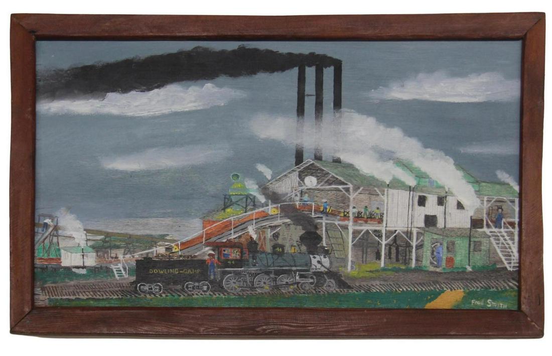Frog Smith, Paint on Panel, Dowling Camp Mill (1 of 3)