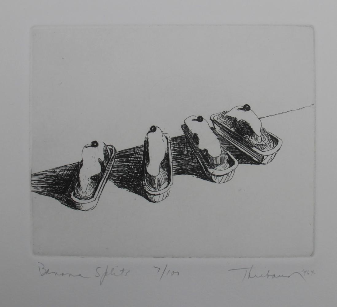 Wayne Thiebaud. Delights Portfolio. Banana Split (1 of 2)