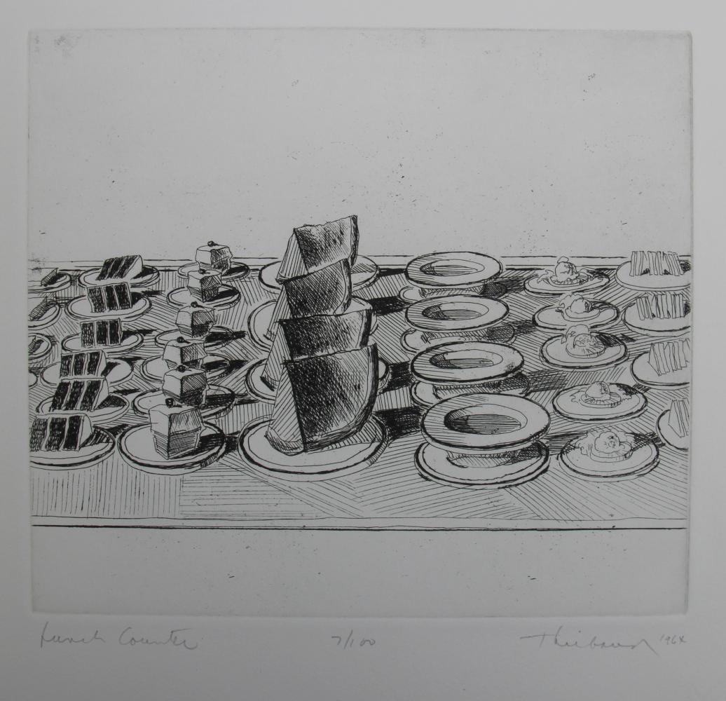Wayne Thiebaud. Delights Portfolio. Lunch Counter (1 of 2)