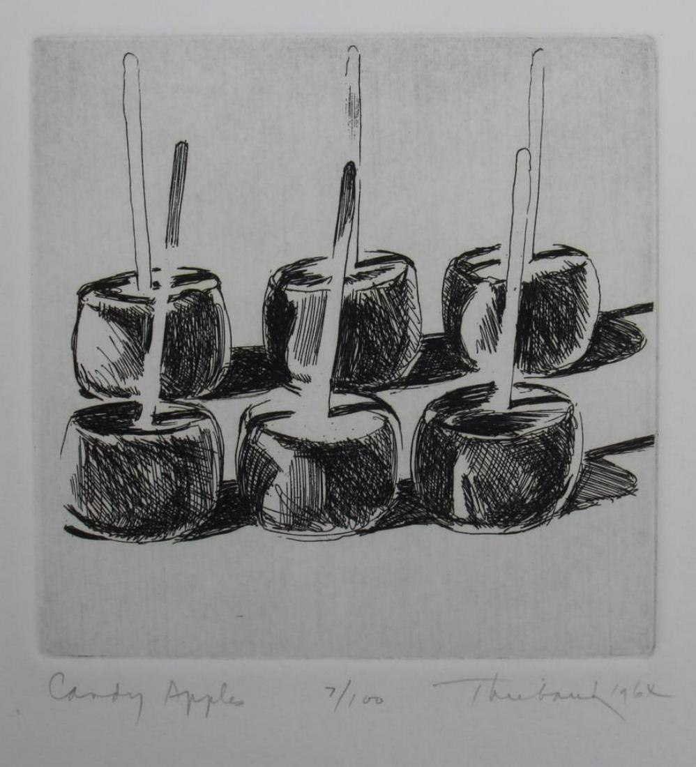 Wayne Thiebaud. Delights Portfolio. Candy Apple (1 of 2)