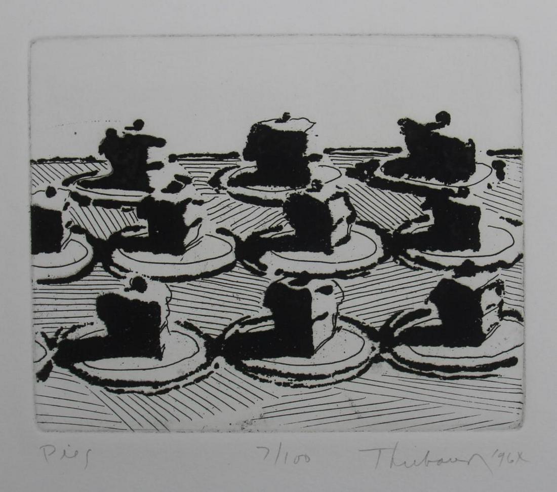 Wayne Thiebaud. Delights Portfolio. Pies (1 of 2)