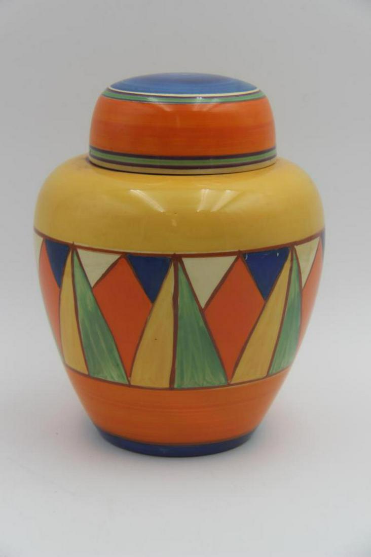 Clarice Cliff Covered Ginger Jar (1 of 4)