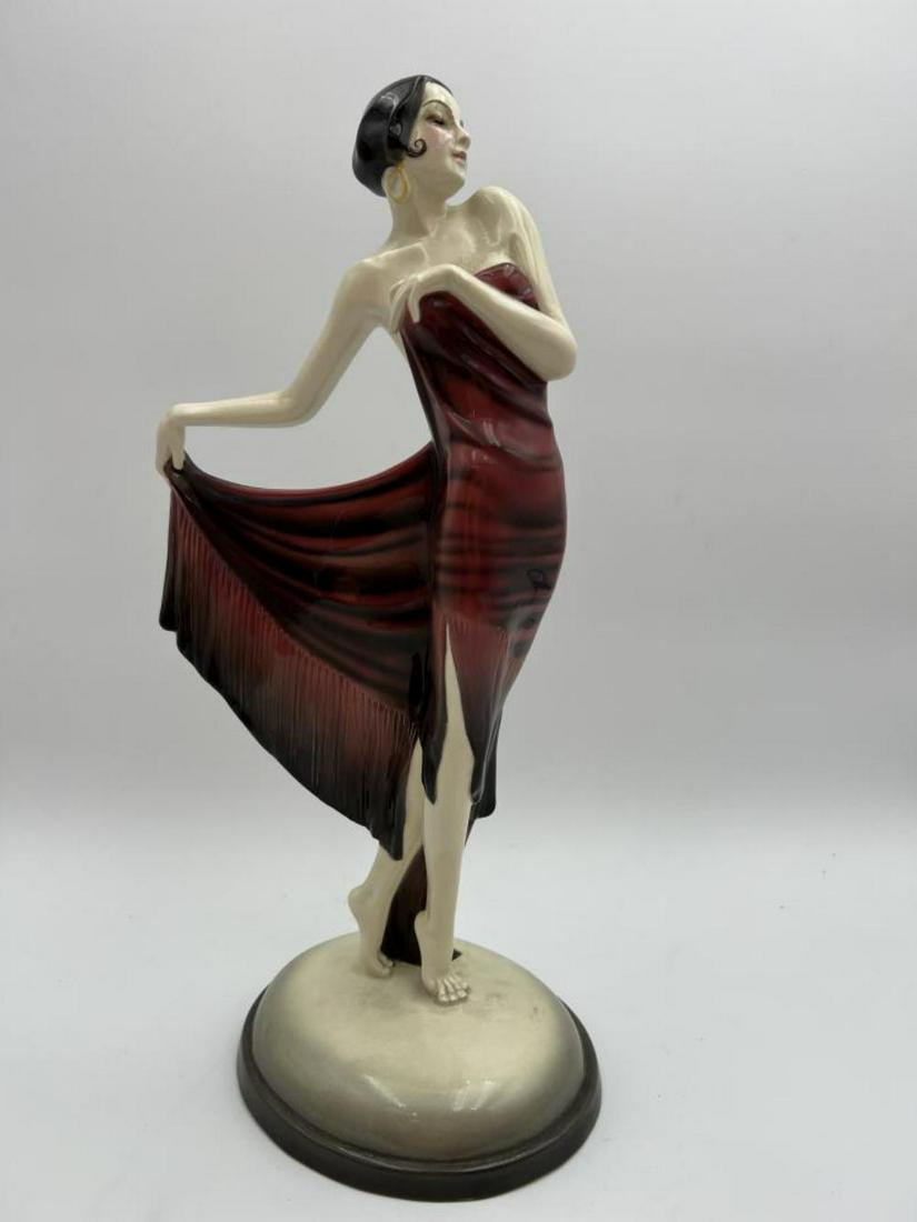 Goldscheider 5822 Art Deco Figure Woman with Shawl (1 of 7)