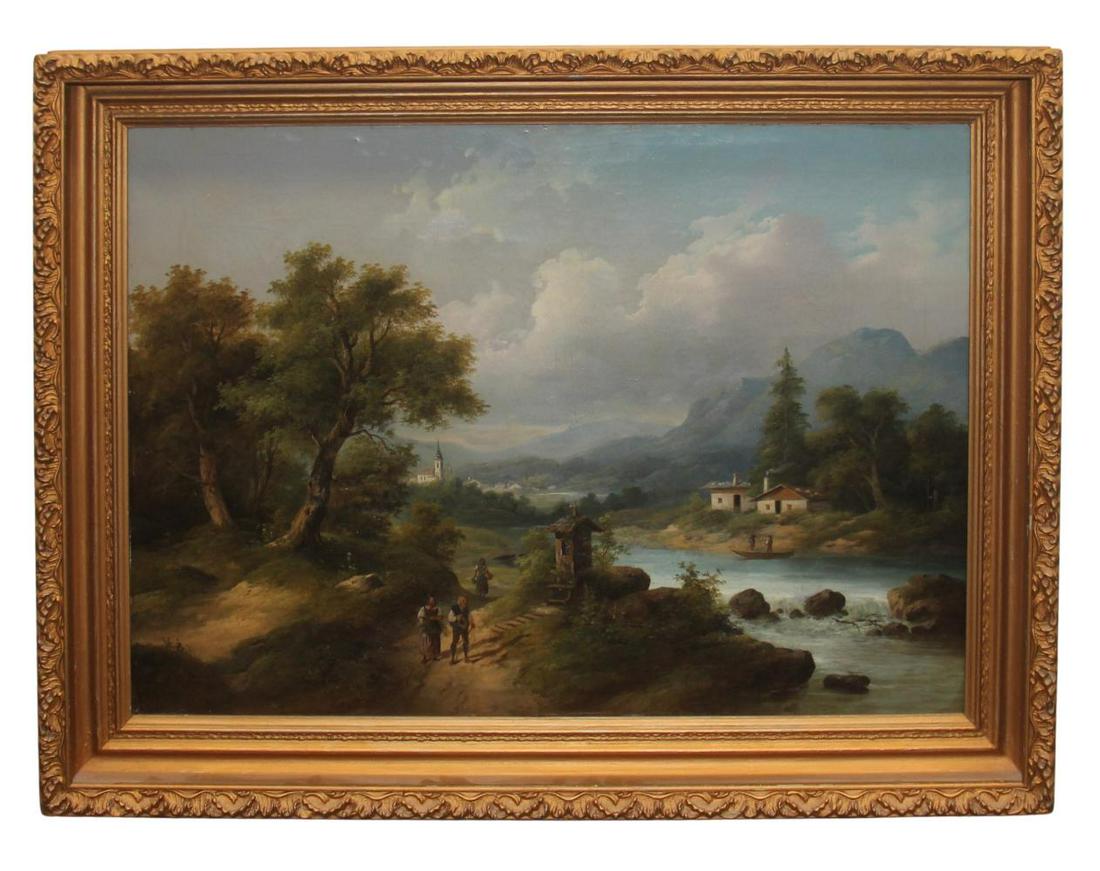 Barend Cornelis Koekkoek (1803-1862) Oil on Canvas (1 of 4)