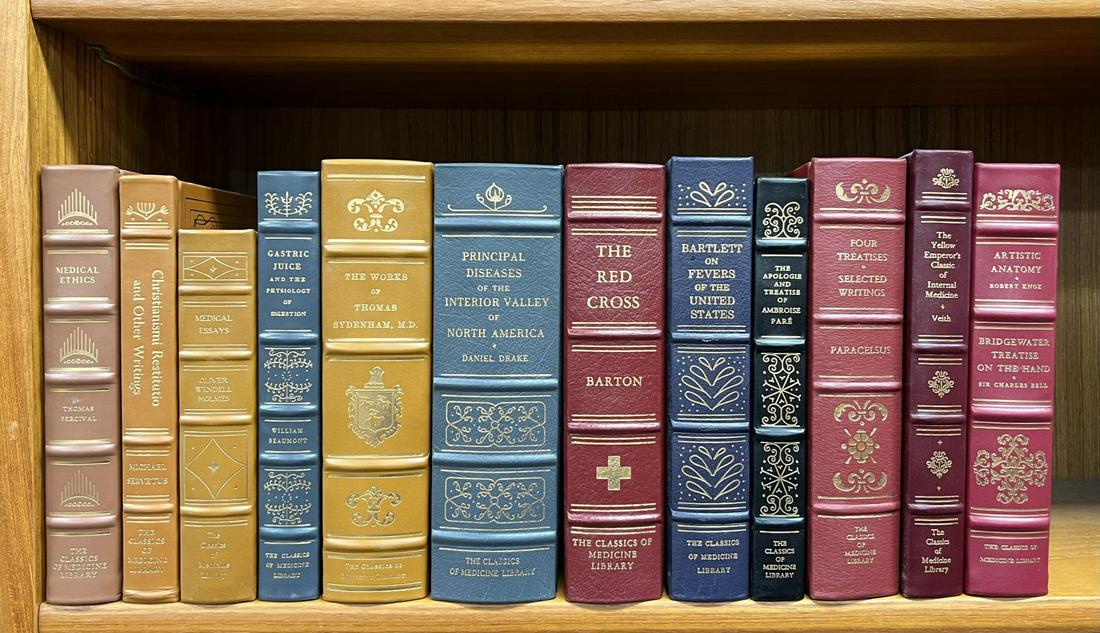 Classic Medical Library Leather Bound Volumes (1 of 6)