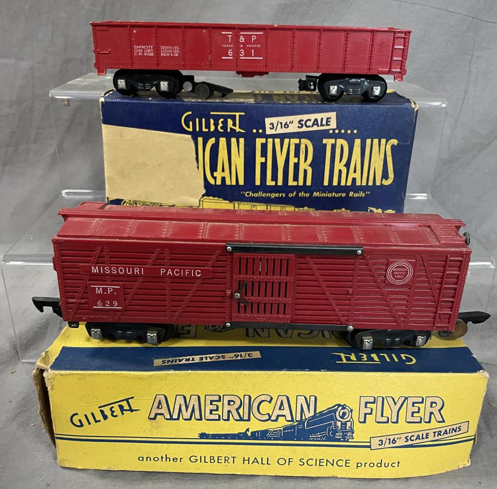 2 Boxed American Flyer Harder Freight Variations (1 of 3)