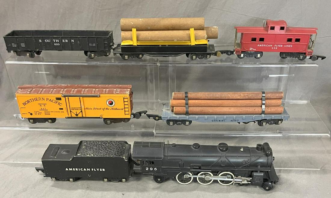 6pc American Flyer 295 Steam Freight Set (1 of 4)